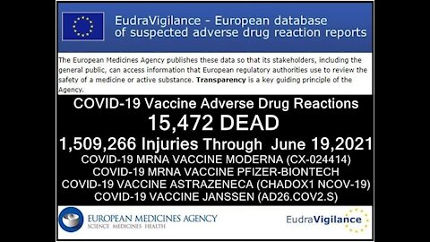 Jag fixar dina blinda fläckar. Alla läkare kan vara Dr Chetty. 754k svårt vaxx-skadade i EU