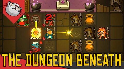 ROGUELIKE Com Times e Formações - The Dungeon Beneath [Gameplay Português PT-BR]