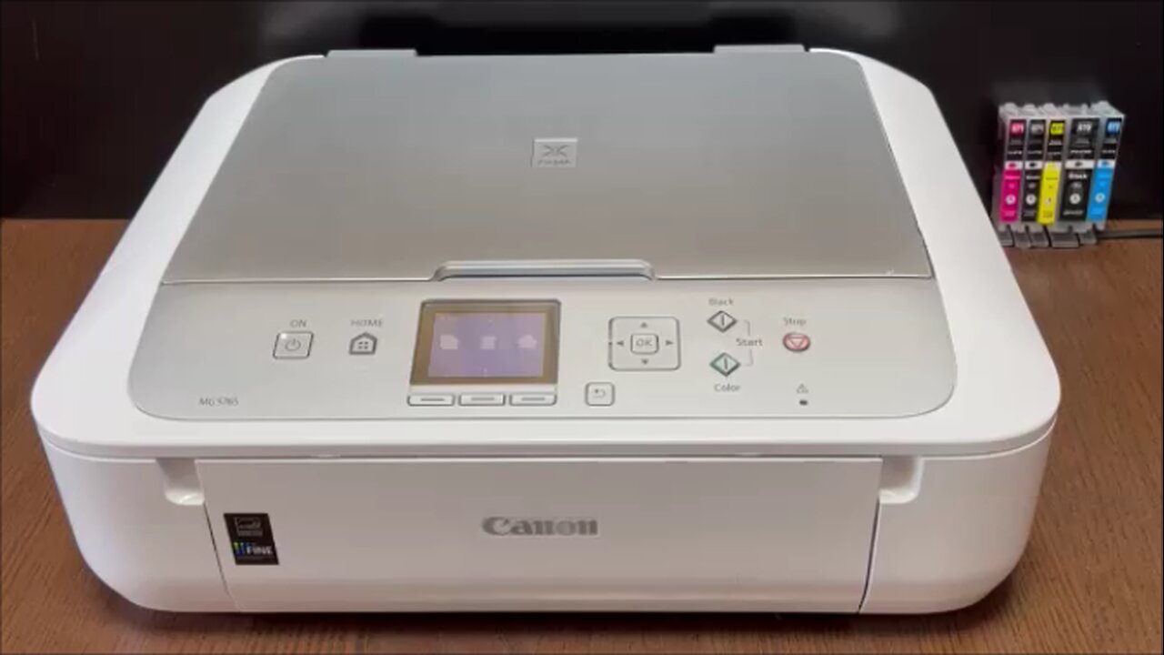 How to Replace the Ink Cartridges in a Canon PIXMA MG5765 Printer