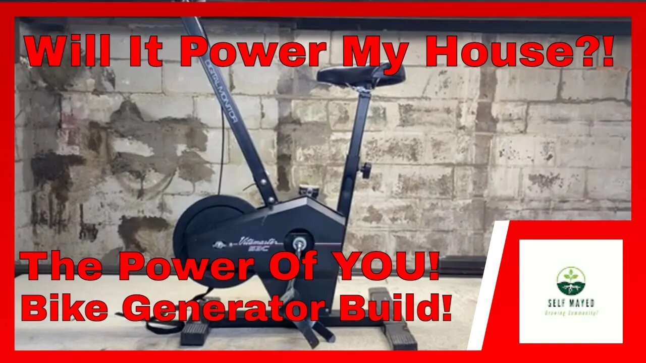 Mike Maye'd It: Bike Generator For My HOUSE?! The Power Of YOU!