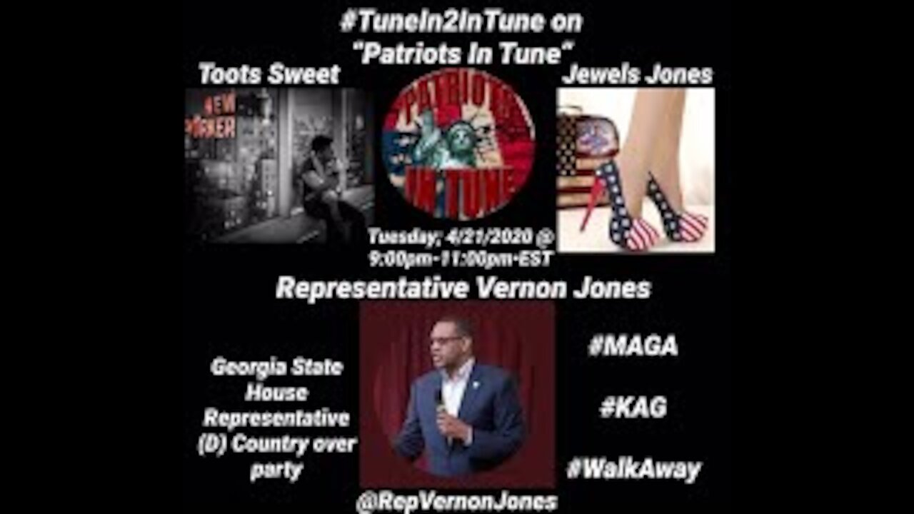 #109 Representative Vernon Jones #Georgia State House Representative (D) #WalkAway 4_21_2020.mp4