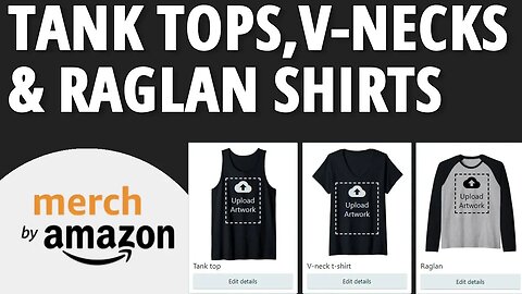 Merch By Amazon New Products 👕 Tank Tops, V-Necks, & Raglan Shirts