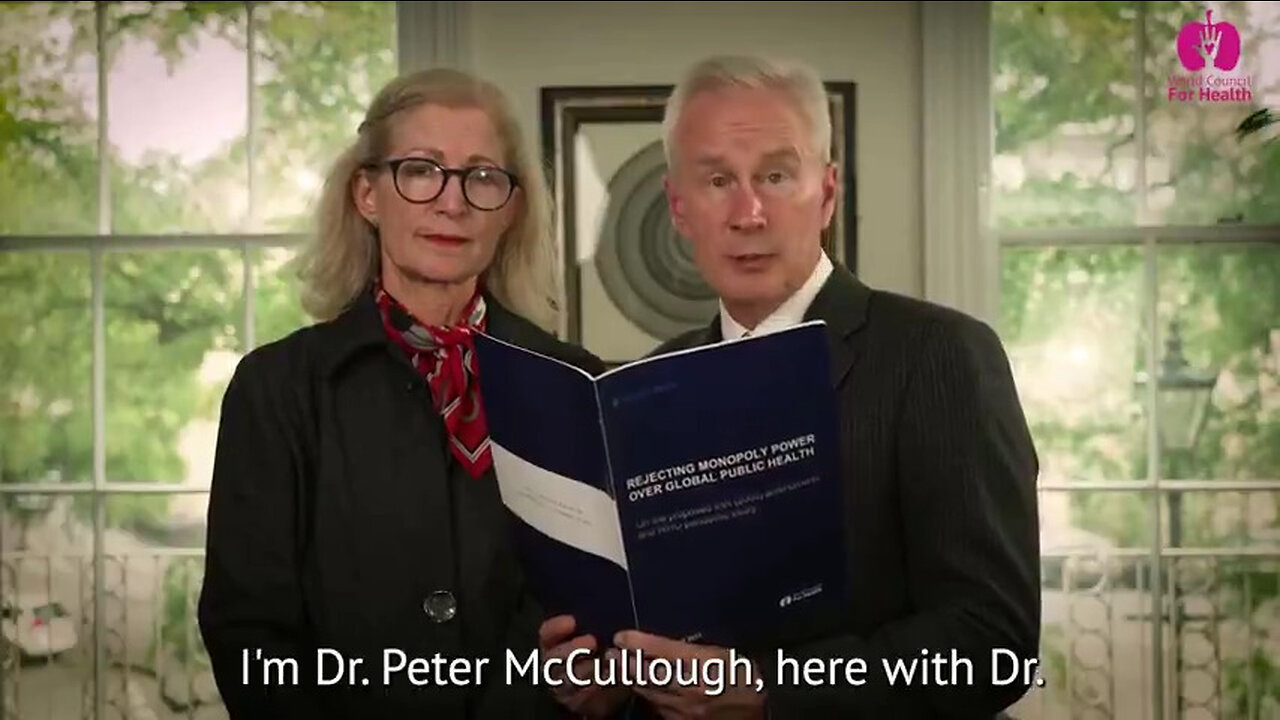 Dr. Peter McCullough und Dr. Tess Lawrie schließen sich zusammen, um die WHO zu verlassen🙈