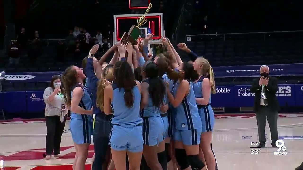 Mount Notre Dame basketball team wins the Division I state championship