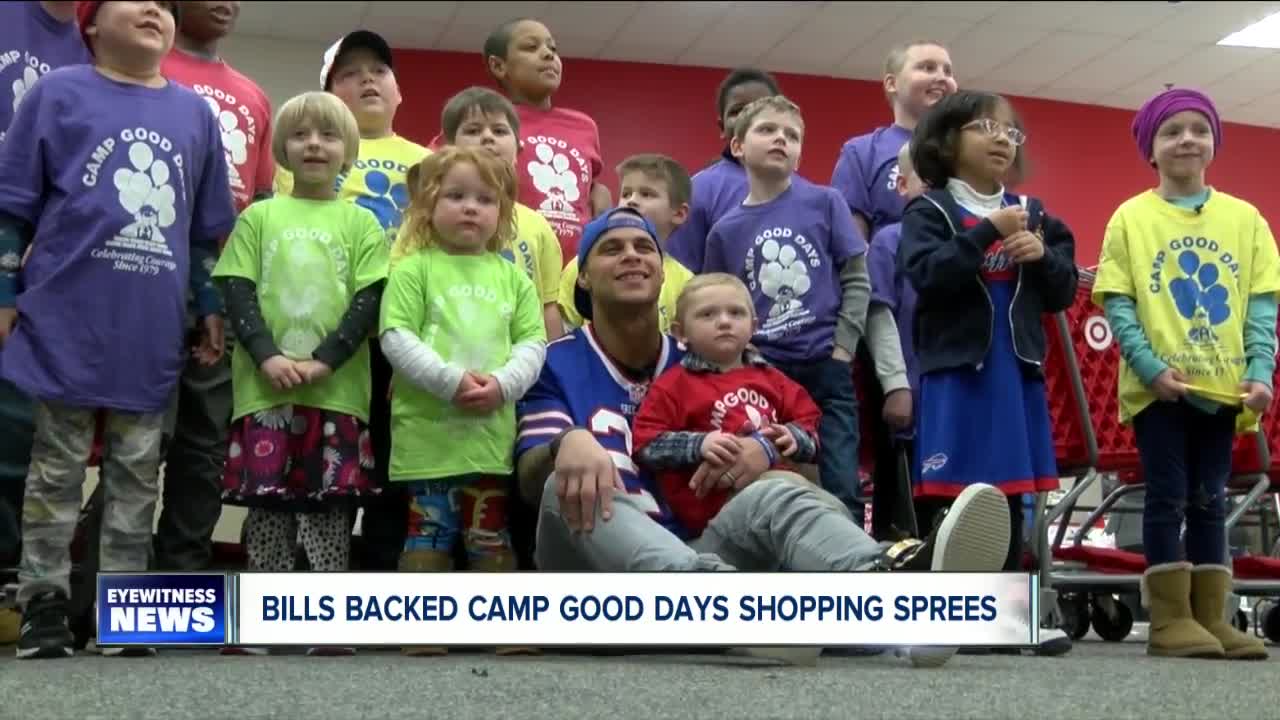 Poyer provides shopping sprees for sick kids