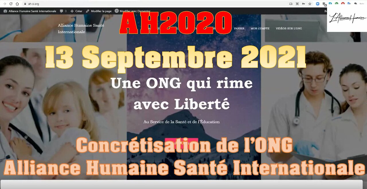 Emission AH2020 du 13 septembre 2021 : Antoine explique la concrétisation de l'association