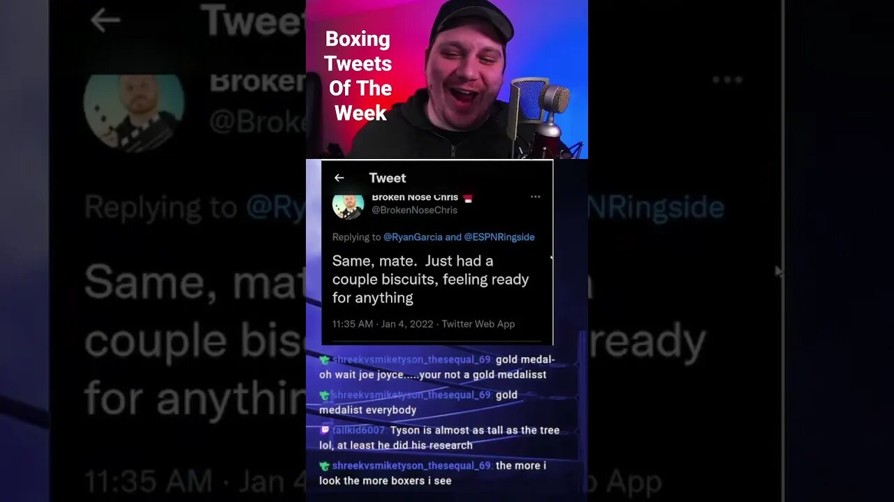 Tweets of the week every Wed during boxing news Live streams!