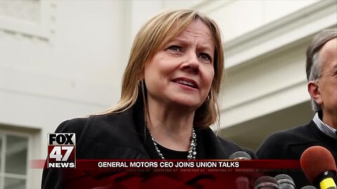 GM CEO joins union talks