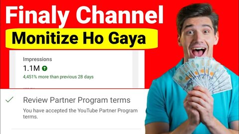 Finaly ma youtube channel has been monitized || @Algrow #algrow
