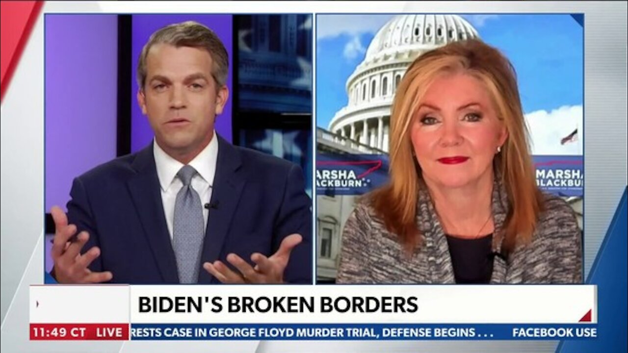 Sen. Blackburn: VP Harris Turning Blind Eye to Border Crisis