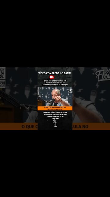 LULA SAIU DE FININHO #shorts #lula #lula2022 #cirogomes #ciropresidente #ciro2022 #brisola