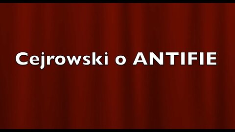 Cejrowski o #Antifa