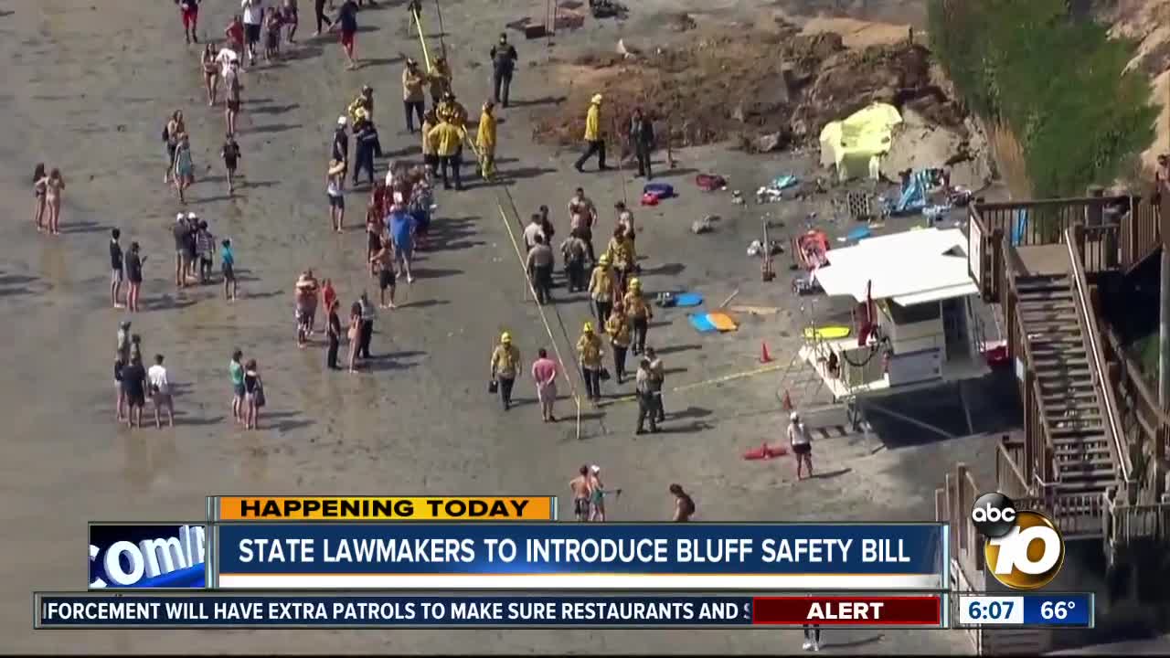 California lawmakers to introduce bluff safety bill