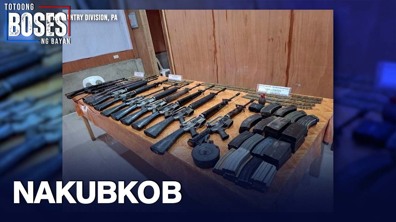 Imbakan ng armas ng komunistang teroristang grupo sa Bukidnon nakubkob ng mga otoridad