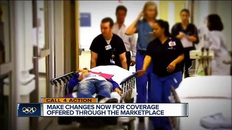 Make changes now for coverage offered through the marketplace