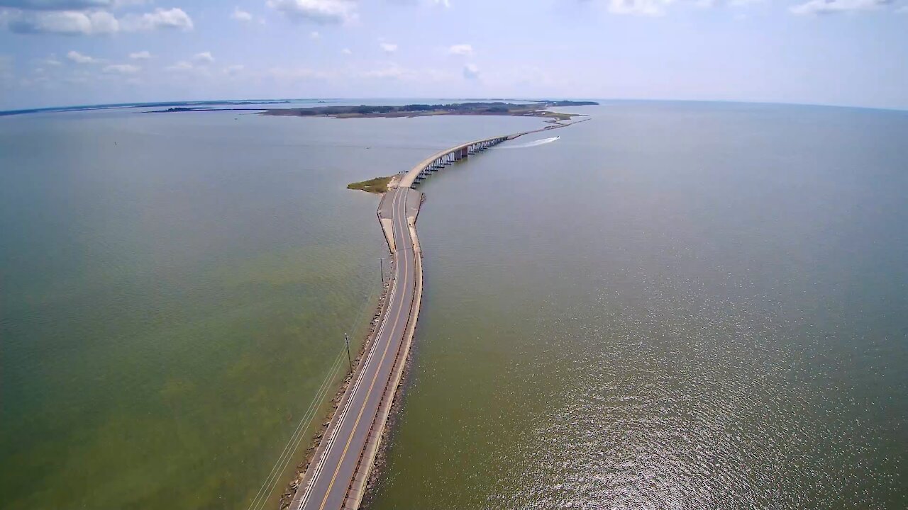 Hoopers Islands, MD via Typhoon H - (Aerial)