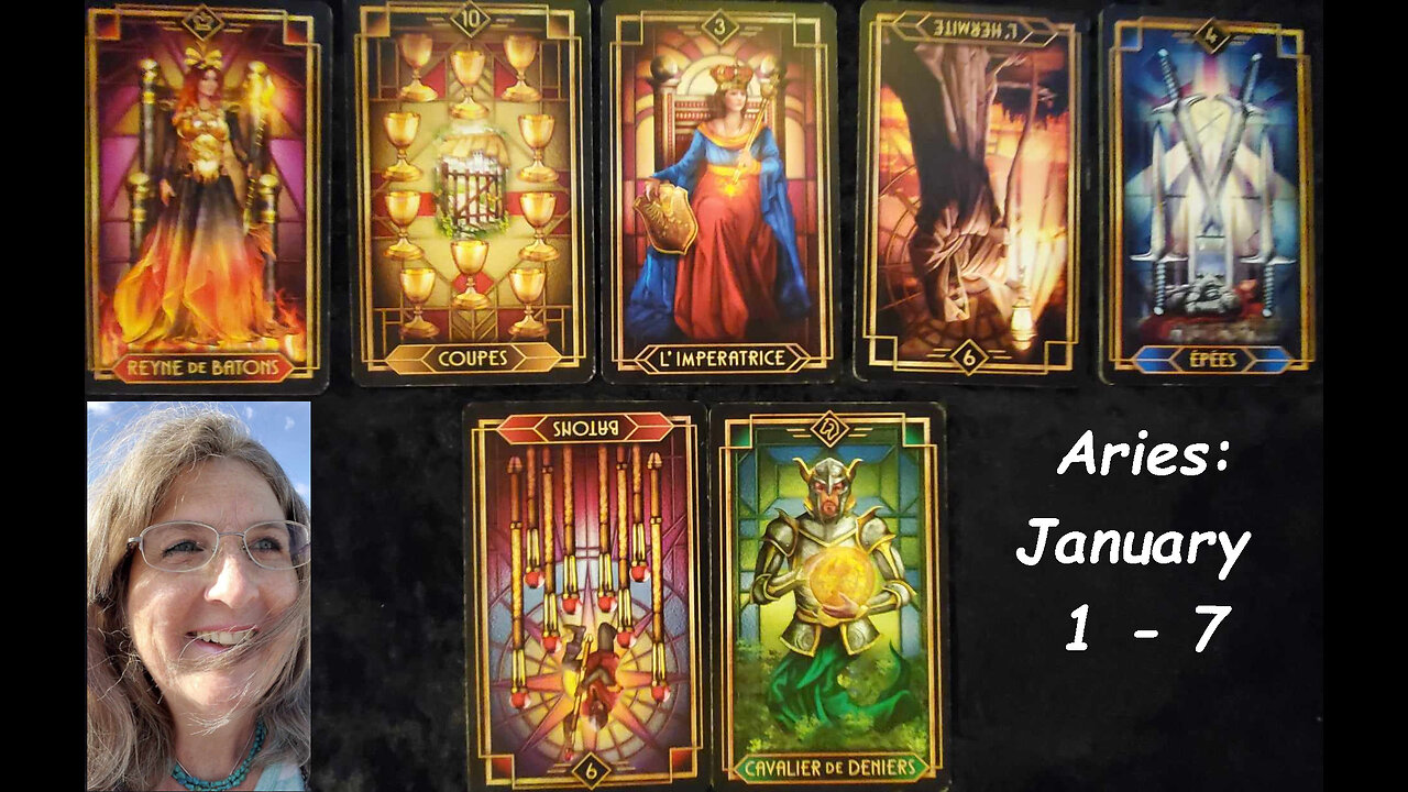 Aries You're in Your Mojo! January 1 -7, 2024 ~Mystic Amista Weekly Tarot