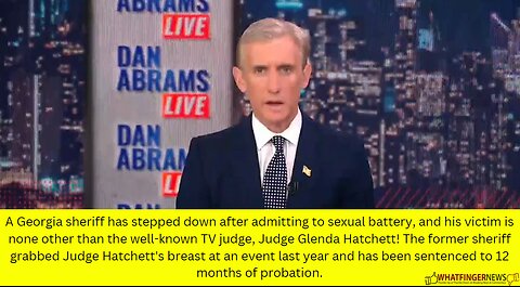 A Georgia sheriff has stepped down after admitting to sexual battery, and his victim is none