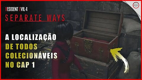 RS 4 Caminhos Separados Remake DLC, A localização de todos os Colecionáveis no Cap 1 | Super-Dica