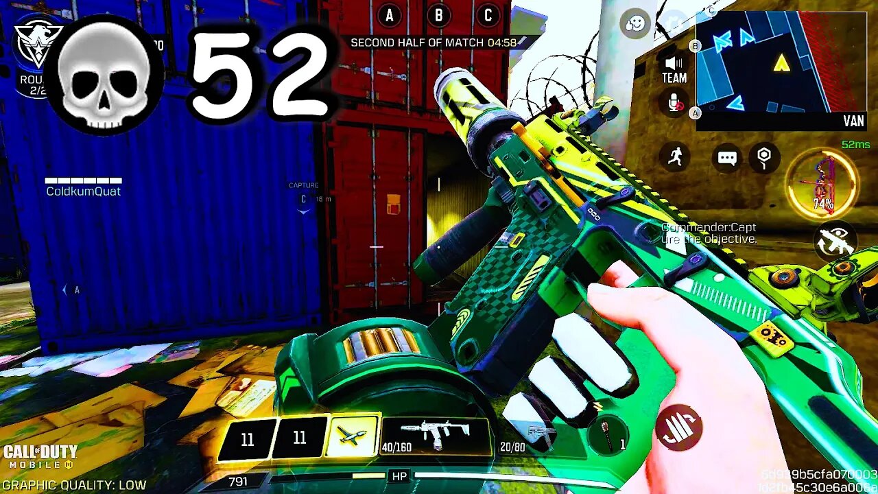 Fennec Verdant 52 Kills Gameplay - COD Mobile