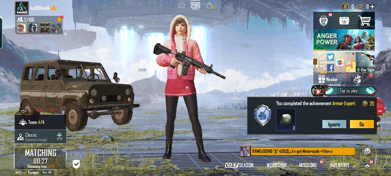 PUBG mobile game