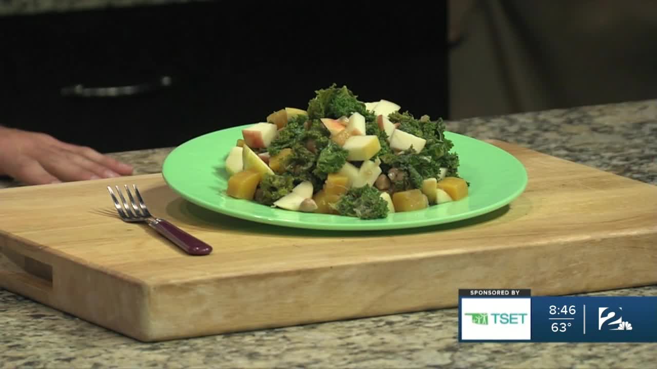 Shape Your Future Healthy Kitchen: Apple, Butternut Squash, Chickpea & Kale Hash