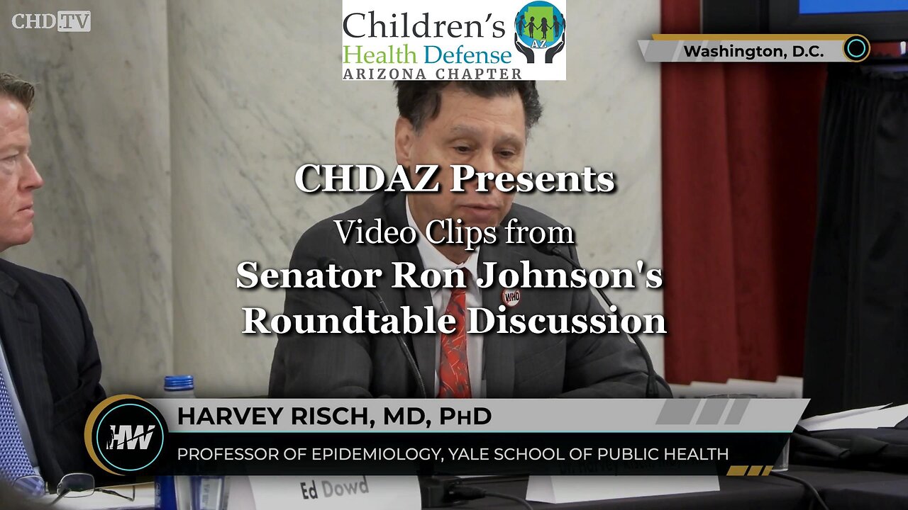 Dr Harvey Risch's Statements at Senator Ron Johnson's Round Table Discussion