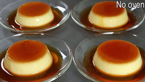 Mini Caramel Pudding Recipe | Easy Dessert
