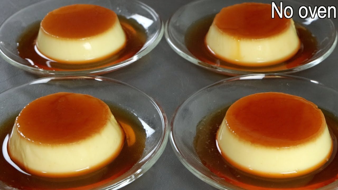 Mini Caramel Pudding Recipe | Easy Dessert