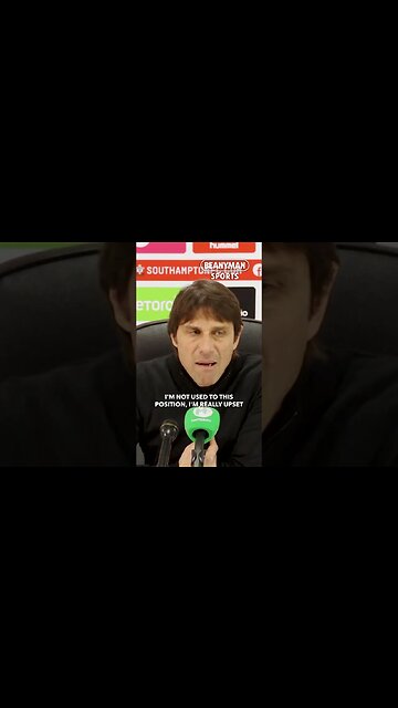 'I'm not used to this position! I'm really upset! Everybody take responsibility!' | Antonio Conte