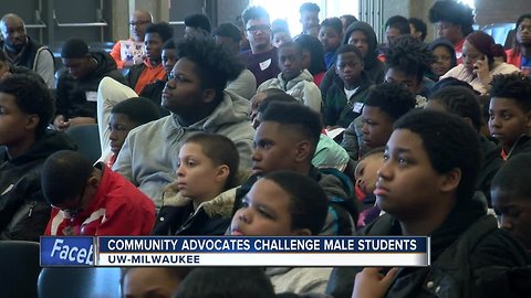 Community advocates challenge male students of color