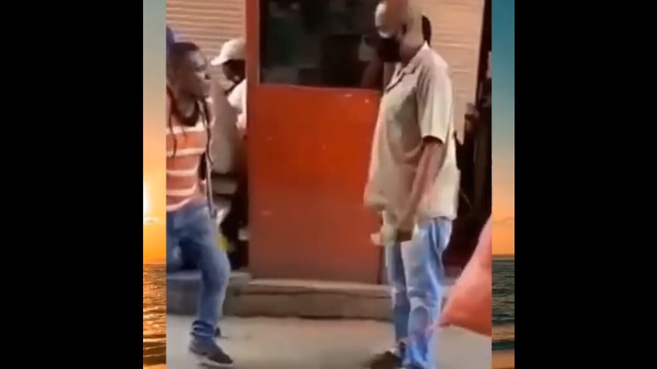 two men fight but it makes you laugh