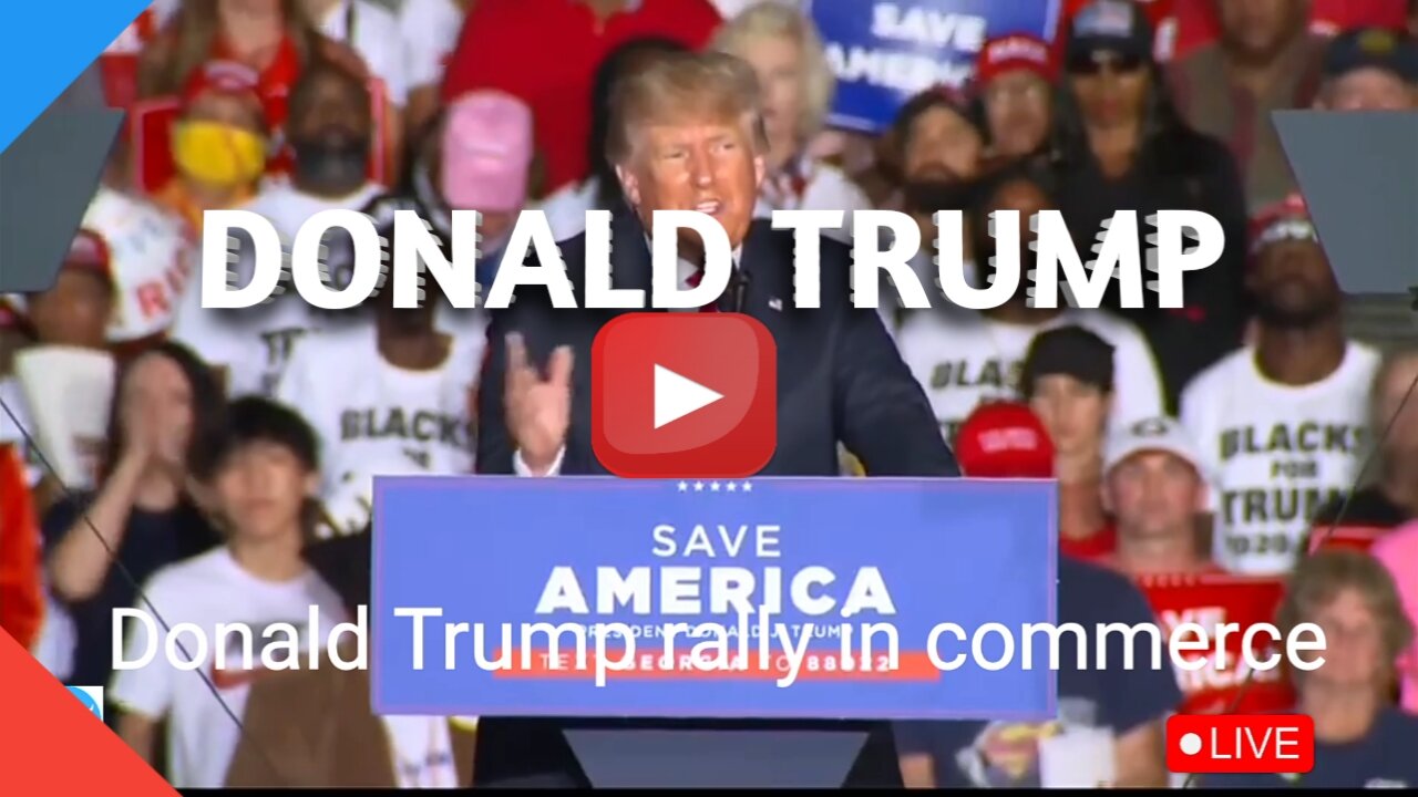 President Trump Rally in Commerce , LIVE NOW