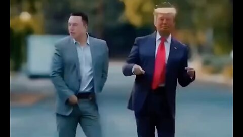 VICTORY DANCE: Elon Musk And Donald Trump (meme)