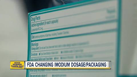 FDA working to limit dosage of over-the-counter Imodium because people are increasingly abusing it