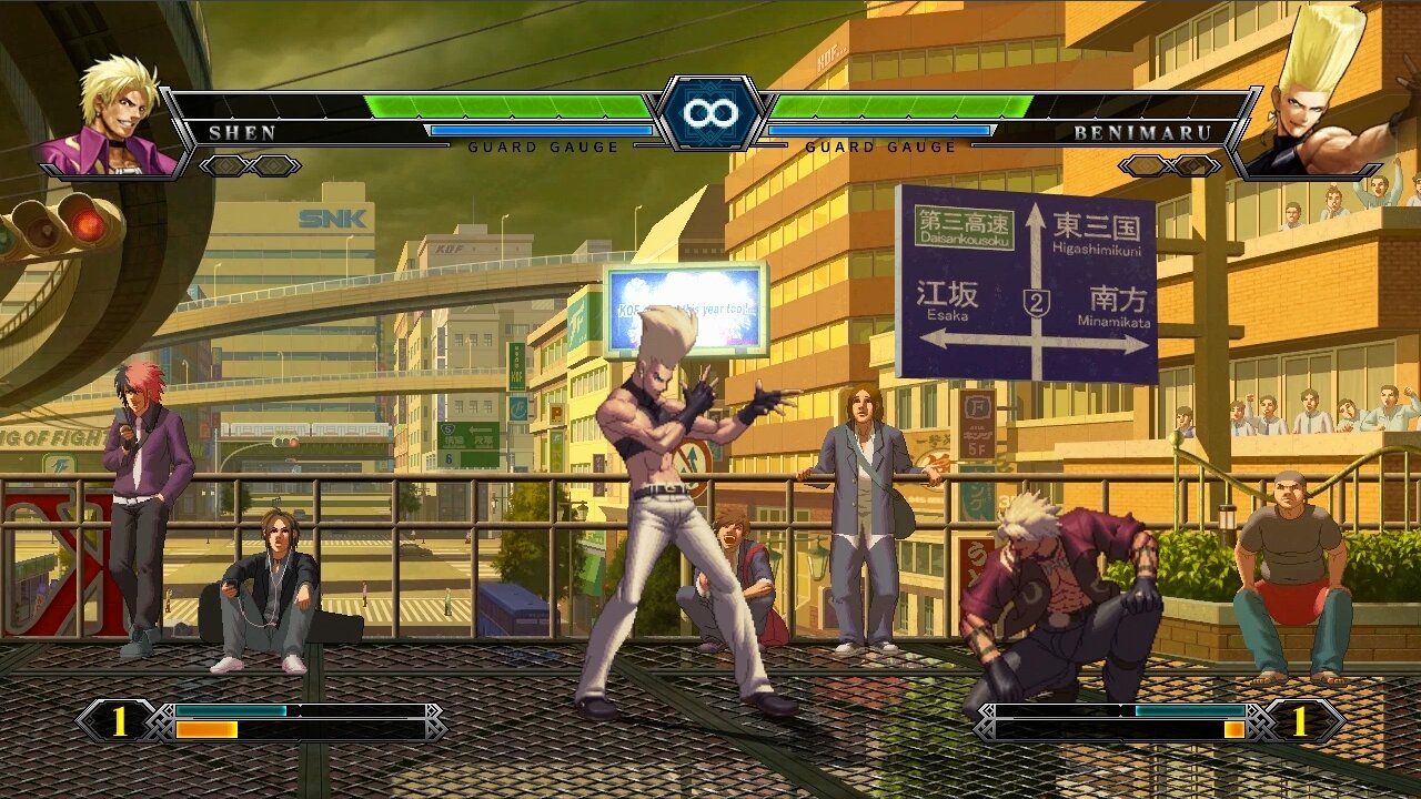 KOF-008 Shen Woo vs Benimaru Nikaido