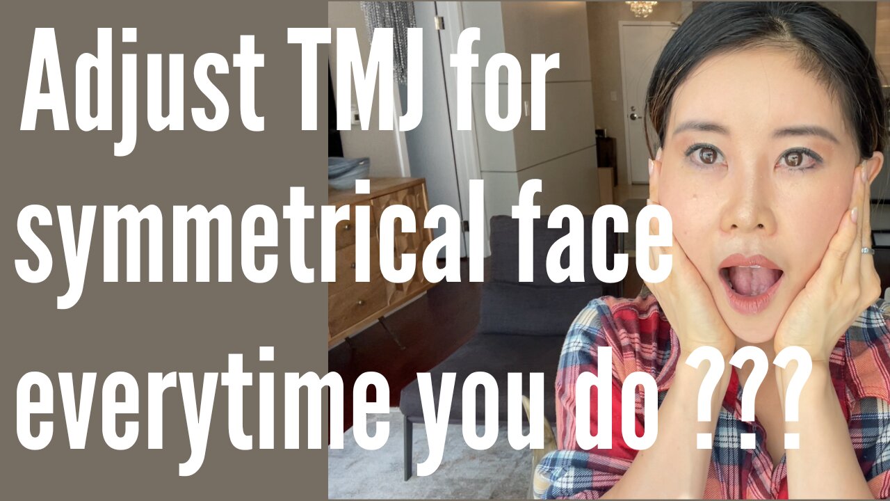 Reset TMJ to fix asymmetrical face | Koko Face Yoga