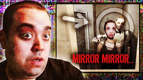 DON'T LOOK IN THE MIRROR AT A HAUNTED HOUSE!... | Mirror Horror Game