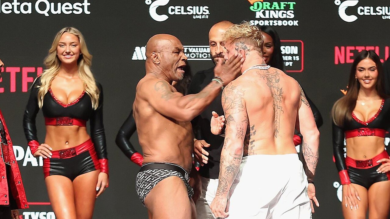 Mike Tyson SLAPS Jake Paul At Weigh In