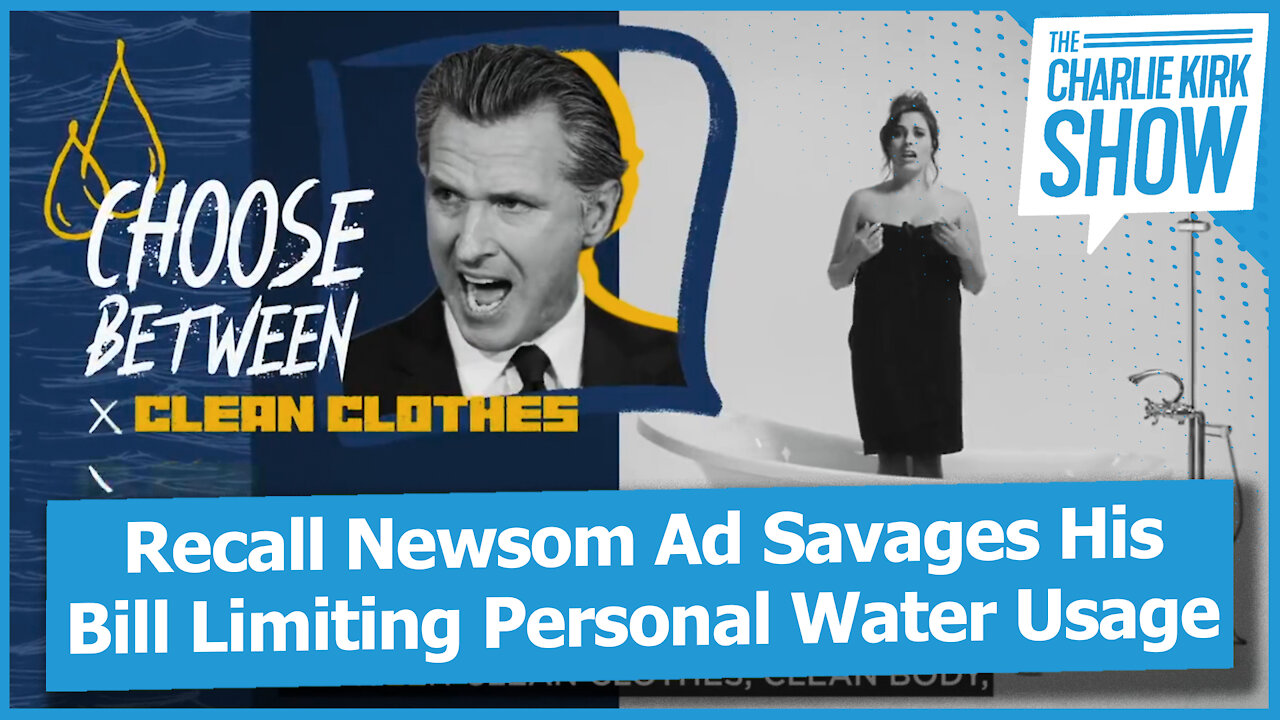 Recall Newsom Ad Savages His Bill Limiting Personal Water Usage