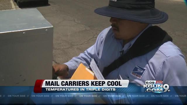 Rain or shine the Mailman beats the heat