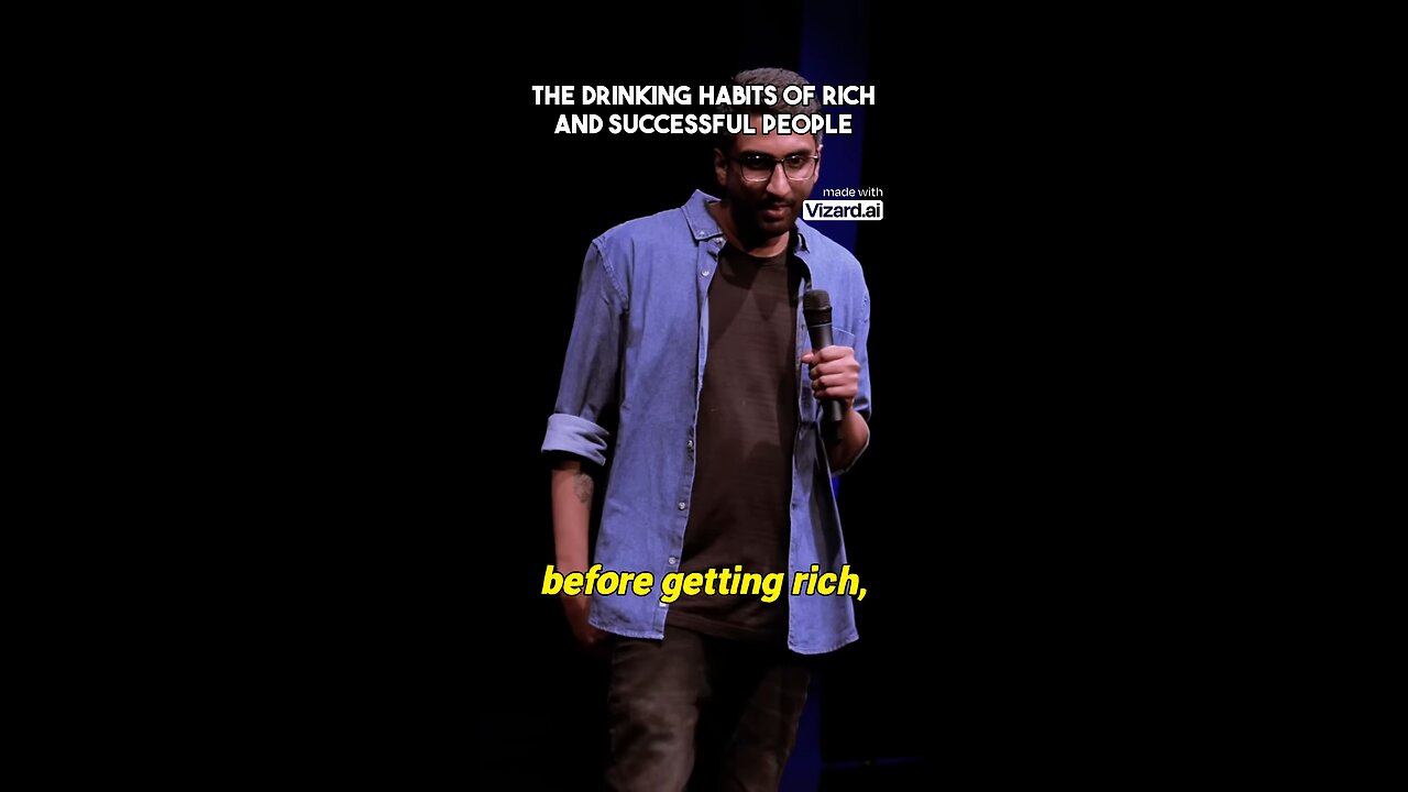 the drinking habit of rich and successful people