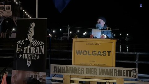 Wolgast - Rolf mit einer kurzen Rede 21-02-2023