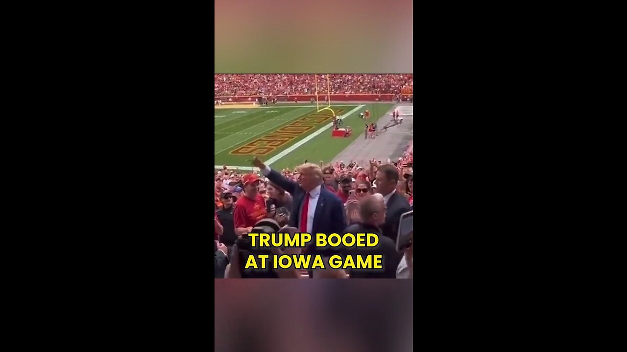 DONALD Trump gets Booed