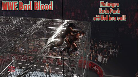 CM Punk vs Drew Mcintyre in a Hell in a Cell at (WWE Bad Blood)