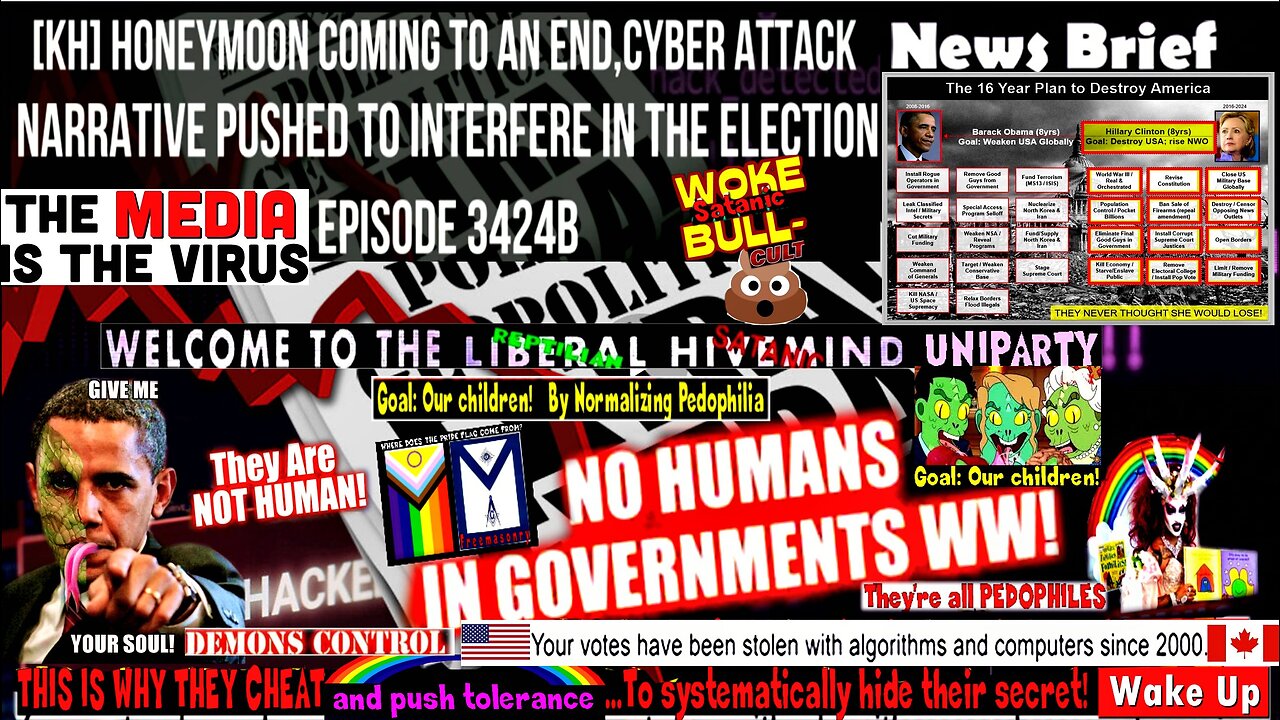 Ep. 3424b-[KH] Honeymoon Coming To An End,Cyber Attack Narrative Pushed To Interfere In The Election