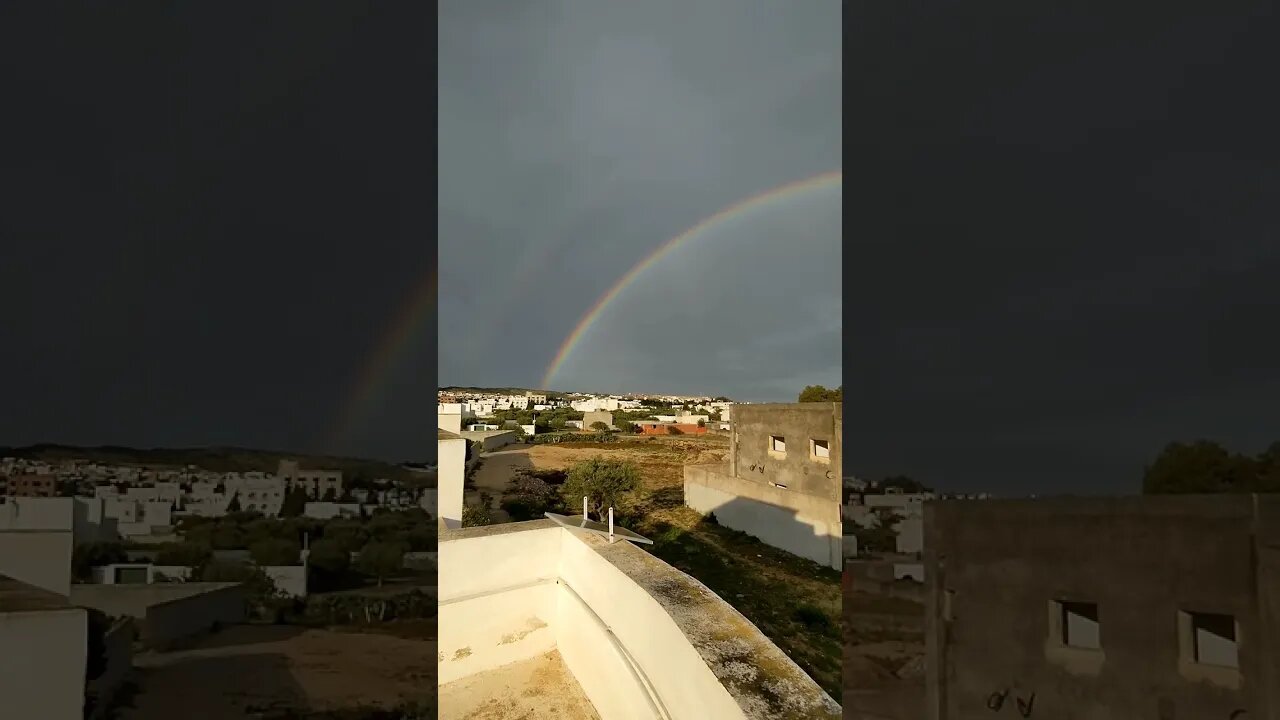 Tunisian Ambience Part 20: Double Rainbow #nature #rainbow