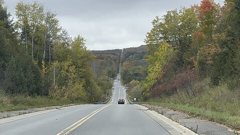 Road trip on canada roads