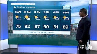 WMAR-2 News Weather at 11