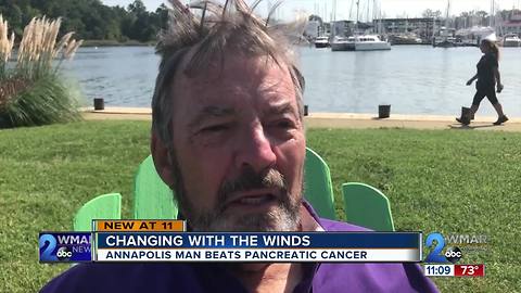 Annapolis man beats pancreatic cancer and is sailing with the winds